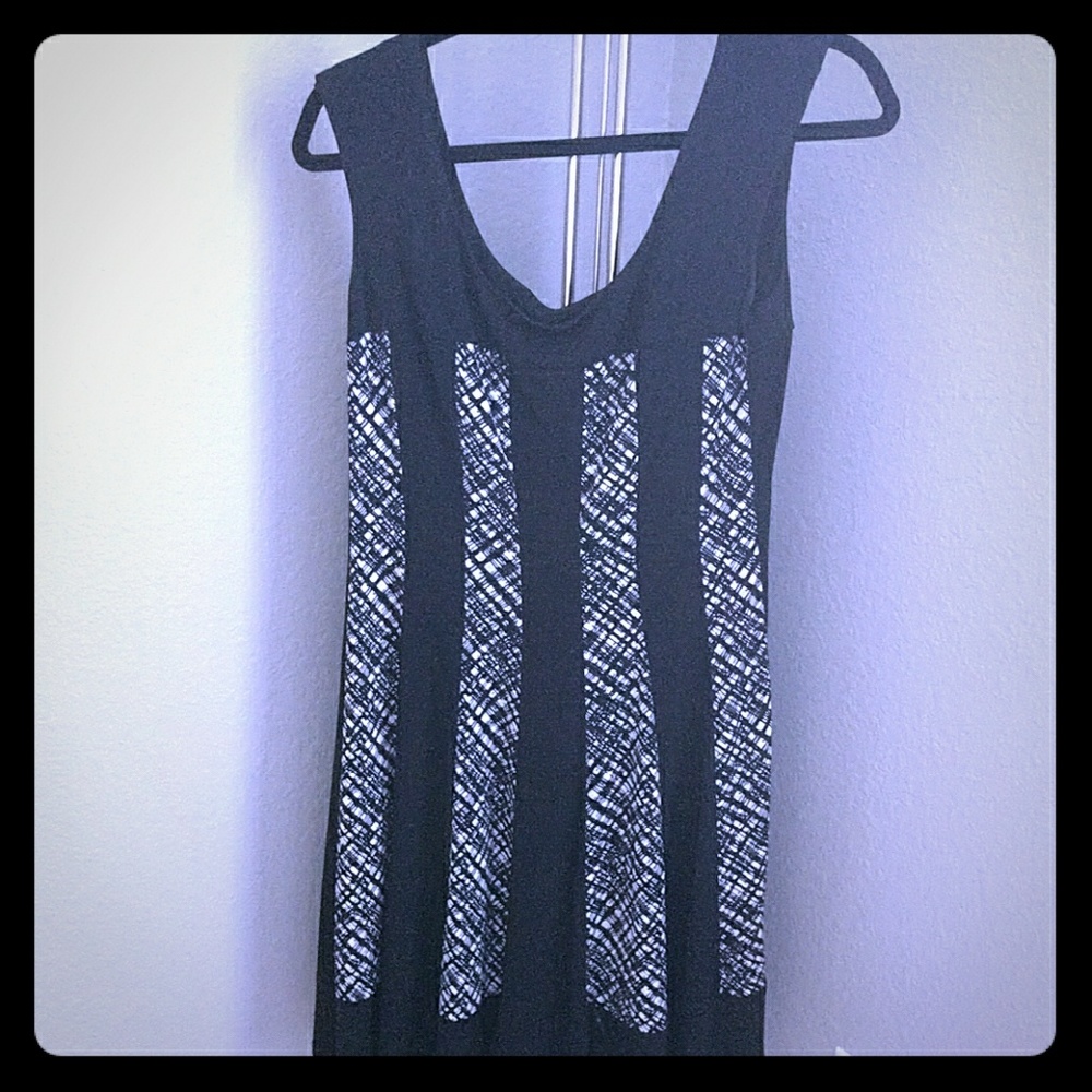 Balck and white dress